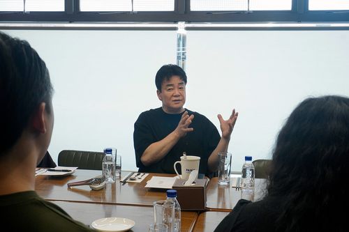 미디어 간담회서 발언 중인 백종원 더본코리아 대표[더본코리아 제공. 재판매 및 DB 금지]