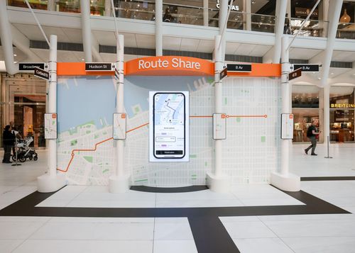 우버 경로공유 서비스 홍보부스[우버 제공. 재판매 및 DB 금지]