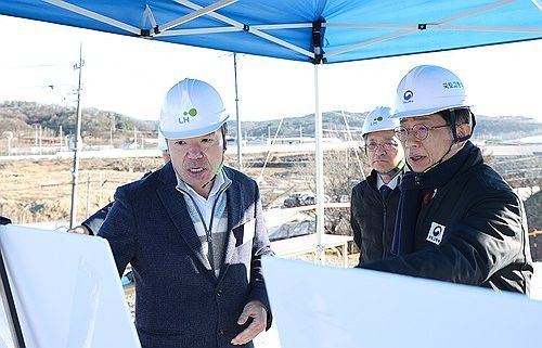 박상우 장관, 남양주 왕숙지구 주택공급 계획 점검[국토교통부 제공. 재판매 및 DB 금지]