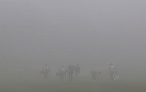 안개 낀 핀크스 골프클럽[KPGA 제공. 재배포 및 DB 금지]