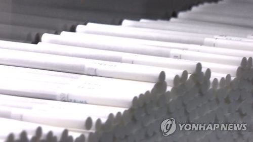 담배 생산라인[연합뉴스TV 제공]