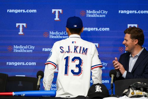 등번호 13번을 단 김성준[텍사스 레인저스 제공. 재판매 및 DB 금지]
