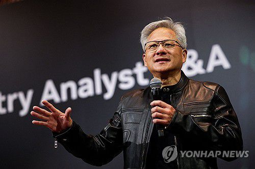젠슨 황 엔비디아 최고경영자(CEO)[AFP 연합뉴스 자료사진. 재판매 및 DB 금지]
