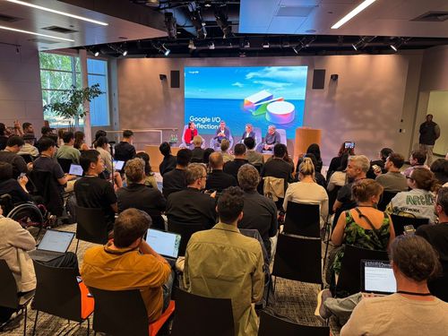 순다르 피차이 구글 CEO 등 경영진 글로벌 기자간담회(마운틴뷰[미 캘리포니아주]=연합뉴스)