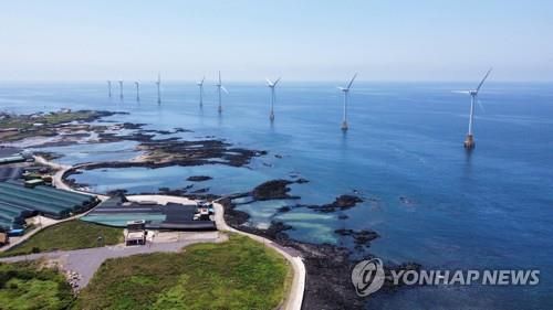 제주 탐라 해상풍력발전단지[촬영 차대운]