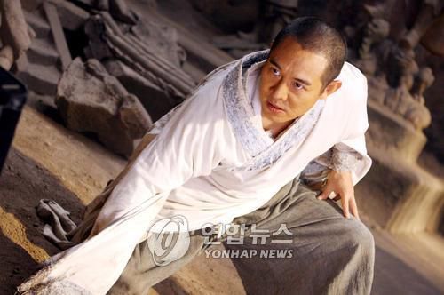 2008년 개봉작 '포비든 킹덤' 속 이연걸[EPA 연합뉴스 자료사진. 재판매 및 DB금지]