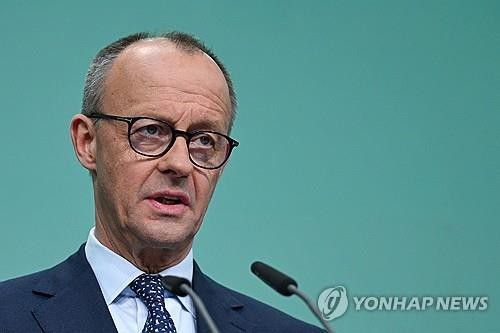 메르츠 독일 총리[AFP 연합뉴스. 재판매 및 DB 금지]