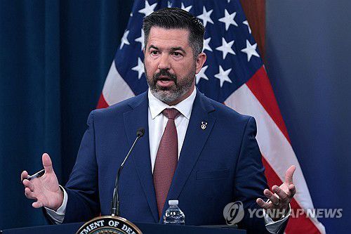 션 파넬 미국 국방부 수석 대변인 겸 선임 보좌관[AFP=연합뉴스 자료사진. 재판매 및 DB 금지]