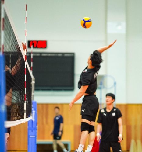 스파이크하는 이우진[촬영 이동칠]