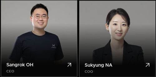 하이퍼리즘 오상록 대표(왼쪽)와 라수경 최고운영책임자 [하이퍼리즘 홈페이지 캡처]