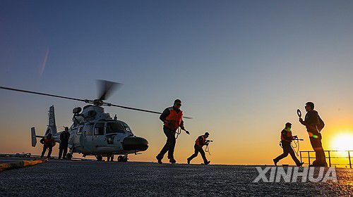 중국 해군 [신화=연합뉴스 자료사진]