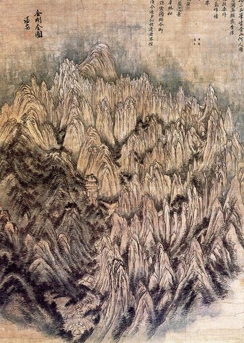 국보 '정선 필 금강전도'[국가유산청 국가유산포털 제공. 재판매 및 DB 금지]