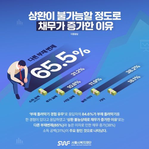 채무가 증가한 원인[서울시 제공. 재판매 및 DB 금지]