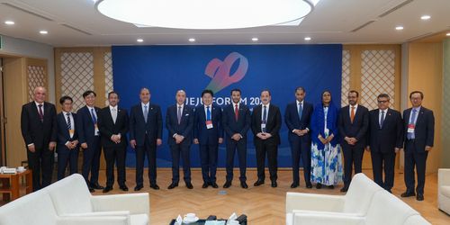 오영훈 제주지사와 주한 아랍대사단 면담[제주도 제공. 재판매 및 DB 금지]