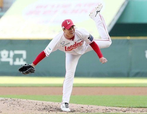 시즌 4승을 달성한 SSG 김광현의 투구[SSG 랜더스 제공. 재판매 및 DB 금지]