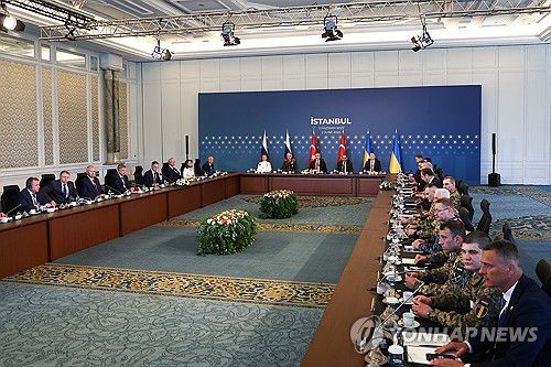 러·우크라 2차 협상[타스=연합뉴스. 재판매 및 DB 금지]