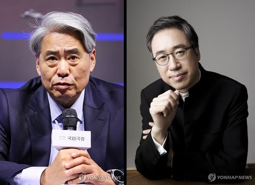 박인건 국립중앙극장장(왼쪽), 장형준 예술의전당 사장[연합뉴스 자료사진]