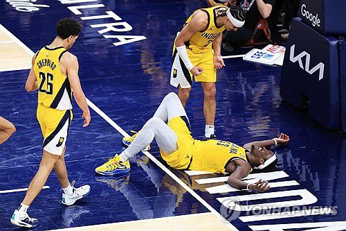 인디애나 선수들[Getty Images via AFP=연합뉴스. 재판매 및 DB금지]