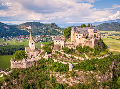 호흐오스터비츠 성(Burg Hochosterwitz) 전경 [오스트리아관광청 제공. 재판매 및 DB 금지]