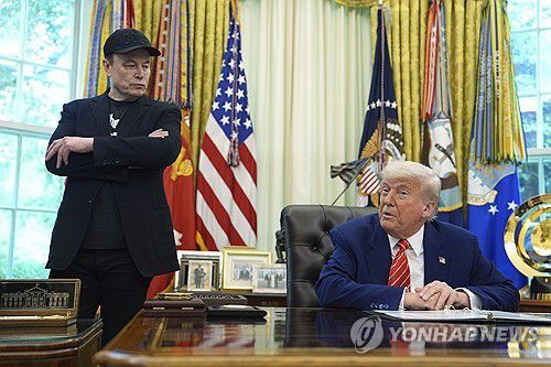 머스크와 트럼프 [AP=연합뉴스 자료사진. 재판매 및 DB금지]