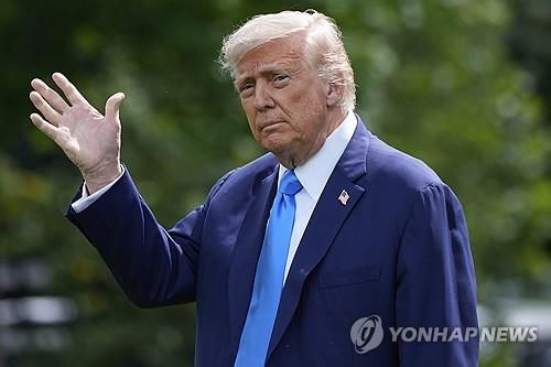 트럼프 미국 대통령[AP 연합뉴스 자료사진 재판매 및 DB금지]