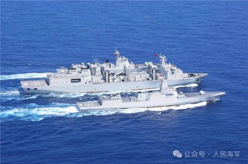 서태평양 해역에서 훈련 중인 중국 해군 항모 편대[중국 해군 위챗 캡처. 재판매 및 DB금지]