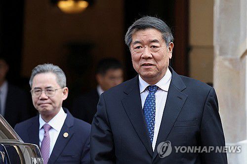 미중 무역협상에 참석한 허리펑 중국 국무원 부총리 [로이터 연합뉴스. 재판매 및 DB 금지]