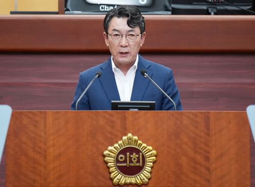 정종복 전북도의원 도정 질문 모습[전북특별자치도의회 제공. 재판매 및 DB 금지]