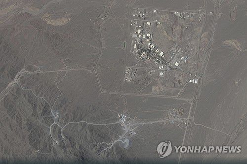 이란 나탄즈 핵시설 위성사진[AP 연합뉴스 자료사진. 플래닛랩스 제공. 재판매 및 DB 금지]