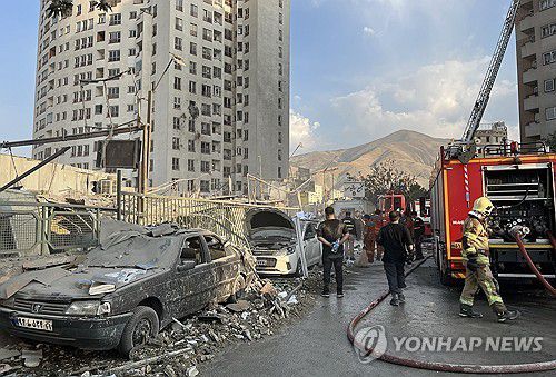 이스라엘 이란 공습 [EPA=연합뉴스. 재판매 및 DB 금지]