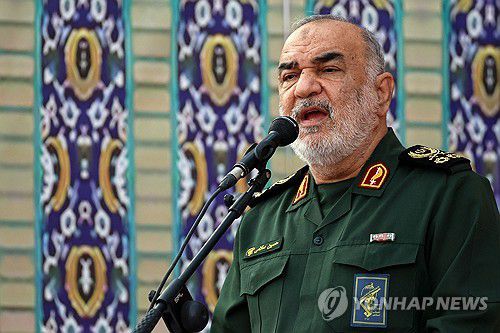 호세인 살라미 이란혁명수비대 총사령관[AFP=연합뉴스 자료사진. 재판매 및 DB 금지]