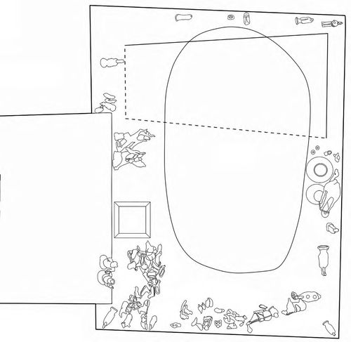 무덤 내 부장품 출토 현황 중국 산시성(陝西省) 고고연구원이 발표한 발굴 조사 보고서 내용 [김영관 교수 제공. 재판매 및 DB 금지]