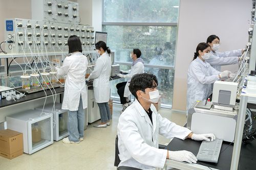 의생명융합학부 연구실에서 실험실습을 진행하는 모습[순천향대 제공. 재판매 및 DB 금지]