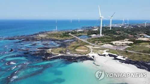 제주 김녕풍력발전단지[촬영 차대운]