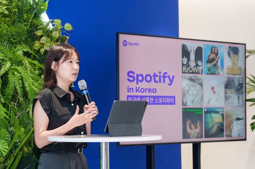 '스포티파이 사운드체크' 미디어 행사[스포티파이 제공. 재판매 및 DB 금지]