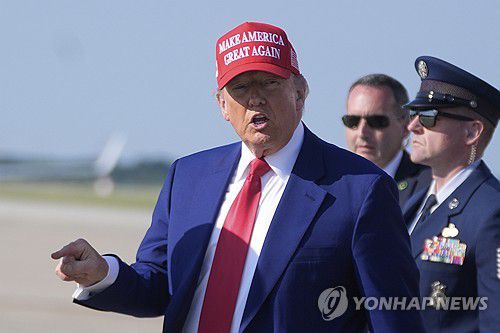 도널드 트럼프 미국 대통령[AP 연합뉴스 자료사진. 재판매 및 DB 금지]
