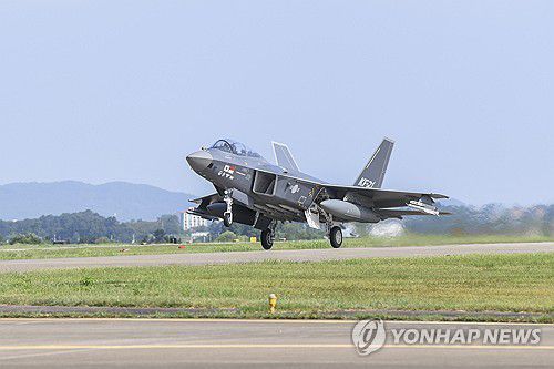 한국 차세대 전투기인 보라매(KF-21)[EPA 연합뉴스 자료사진]