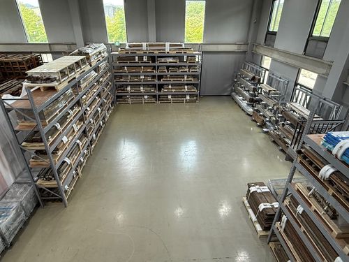 관월당 부재가 보관돼 있는 전통건축수리기술진흥재단[국가유산청 제공. 재판매 및 DB 금지]