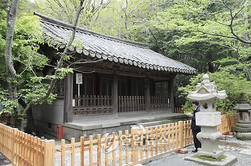 일본 고토쿠인에 있었던 관월당 건물 대한불교조계종이 2010년 공개한 사진. [연합뉴스 자료사진]