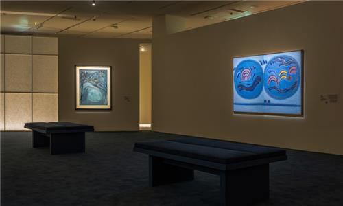 '작가의 방' 섹션에서 소개되는 김환기의 방 전시 모습[국립현대미술관 제공. 재판매 및 DB 금지]