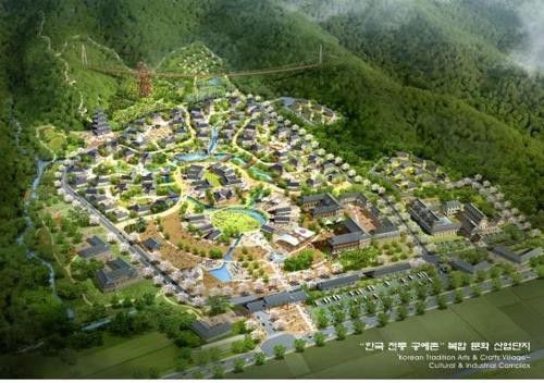 한국 전통공예촌 복합문화산업단지 조감도[청주시 제공. 재판매 및 DB 금지]