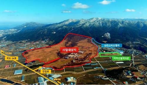 남원 운봉의 제2중앙경찰학교 예정 부지[연합뉴스 자료사진]