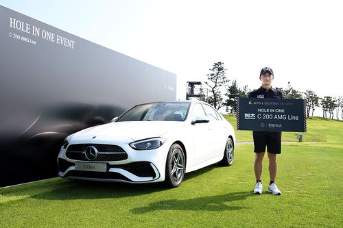 3라운드 17번 홀에서 홀인원 작성한 박현서[KPGA 제공. 재판매 및 DB 금지]