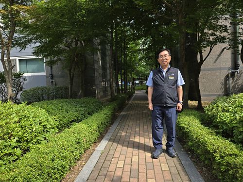 근무 중인 정제언씨[촬영 김준범]