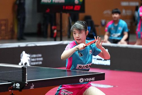 여자 U-15 단체전에 나선 에이스 허예림의 경기 장면 [대한탁구협회 제공. 재판매 및 DB 금지]