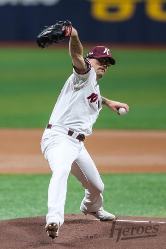 키움 투수 라클란 웰스의 투구 [키움 히어로즈 제공. 재판매 및 DB 금지]