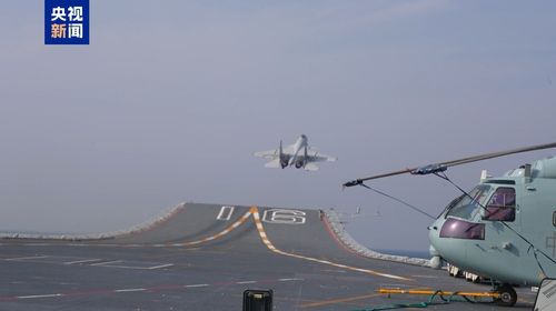 중국중앙TV(CCTV)가 공개한 랴오닝함·산둥함 훈련 사진[CCTV 캡처. 재판매 및 DB 금지]