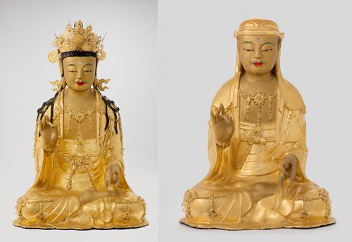 '합천 해인사 금동관음·지장보살이존좌상 및 복장유물'[국가유산청 제공. 재판매 및 DB 금지]