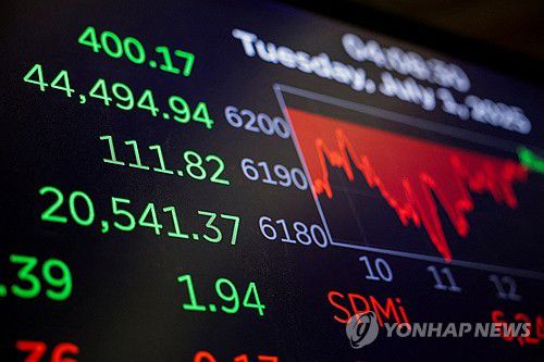 뉴욕증권거래소연합뉴스 자료사진