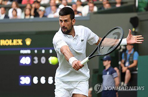노바크 조코비치[UPI=연합뉴스]